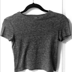 Soft Gray Crop top